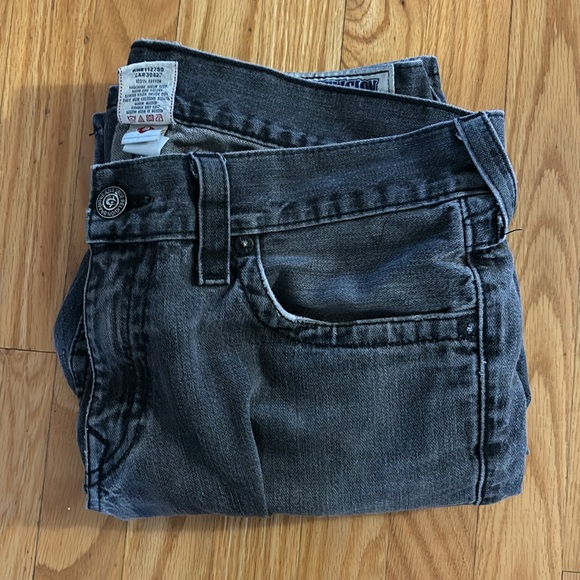 Vintage True Religion Straight Fit Black Jeans - Picture 3 of 3